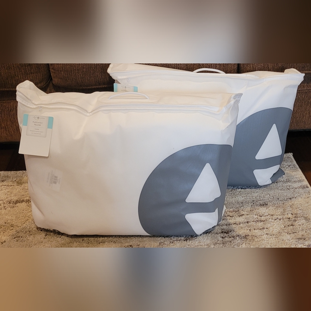 NEW Sleep Number PlushComfort Classic Pillow - TWO, In Origina